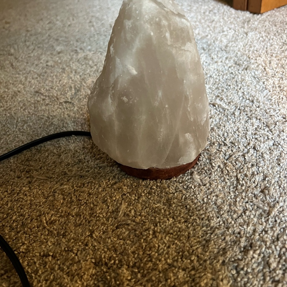 Natural White Himalayan Salt Lamp